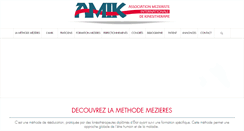 Desktop Screenshot of methode-mezieres.fr